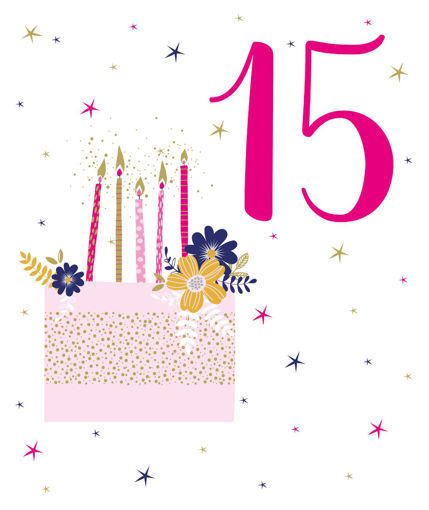 Picture of 15TH BIRTHDAY CARD